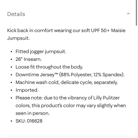 Lilly Pulitzer Jumpsuit - Picture 2 of 5